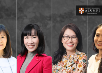 由左至右為:國立成功大學榮譽校長蘇慧貞教授、國立陽明交通大學蕭嬋副教授、國立陽明交通大學林士平副教授、劍橋大學永續領導力學院永續創新計畫總監 Viola Jardon。(圖:The Icons)