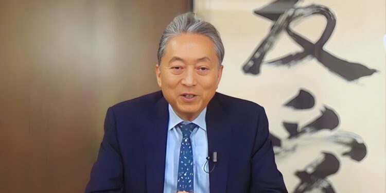 日本前首相鳩山由紀夫先生。(圖:CGTN)