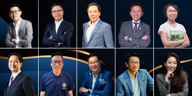 由上至下、由左至右為:永悅健康股份有限公司共同創辦人暨執行長陳俊嘉(圖:Tatler Asia)、恆隆行貿易股份有限公司董事長陳政鴻(圖:Manager Today)、雲豹能源科技股份有限公司董事長廖福生(圖:雲豹能源)、美敦力醫療產品股份有限公司台灣暨香港區資深總經理蕭經世(圖:AmCham Taiwan)、直接跟農夫買創辦人金欣儀(圖:104)、劍橋大學臺灣校友會會長謝英哲(圖:Manager Today)、海神全球股份有限公司執行長林伯勲(圖:海神全球)、台灣保樂力加股份有限公司董事總經理王德勤(圖:WSD)、嘉馥貿易有限公司總經理姚和成(圖:Japan Whisky)、台北市英僑商會執行長吳禹萱(圖:Vicki Wu)。